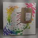 XNM Wood Extra Large Clocks Battery Operated Decorative 24 Inch Nautical Grey Rustic Wall Clock for Office Round Wall Clock Silent(MDF No Solid Wood) (Light Blue Grey)