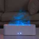 Flame Diffuser for Essential Oils, 380ml Large Fire Humidifier for Desk, Full-Color Adjustable, 28dB Quiet, Cool Mist