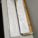 2 PCS Stainless Steel 8" Chop Tops Polished for Kenworth T680/T880 - Sunshade Visors with Anti-Scratch Film