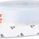 26 Feet Silicone Seal Strip, Transparent, 35MM - Door & Window Seal, Draft Stopper Adhesive Tape for Doors, Windows & Shower Glass Gaps