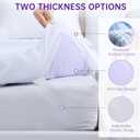 MUXHOMO 3 Inch 7-Zone Queen Mattress Topper, Egg Crate Memory Foam Mattress Topper Queen Size for Back Pain, Lavender Cooling Gel Infused Bed Pad, CertiPUR-US and Oeko-TEX Certification (60"80")