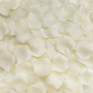 Ouddy Decor 5000 Pcs Rose Petals Artificial Flower for Valentine's Wedding Decor Romantic Night Event Anniversary Shower Engagement Party Home Decorations, Ivory