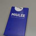 MIULEE Solid Color Sheer Curtains 84 Inches Long 2 Panels Set - Fall Elegant Lightweight Grommet Light Filtering Halloween Window Voile Drapes/Treatment for Bedroom Living Room W42 x L84 Inch, Black