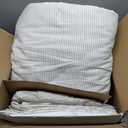 Tommy Bahama - King Bedding Set, 8 Piece Comforter Set w/Matching Bed Sheets & Throw Pillow, Lightweight for All Season Comfort (Bahama Weekend Stripe Beige)