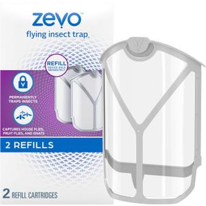 Zevo Flying Insect Trap Refill Kit Mosquitoes and Other Insects Model 3 (2 2-packs)
