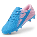 DREAM PAIRS Boys Girls Soccer Cleats Kids Firm Ground Football Cleats Toddler Youth Athletic Outdoor Arch Support Training Shoes 2 