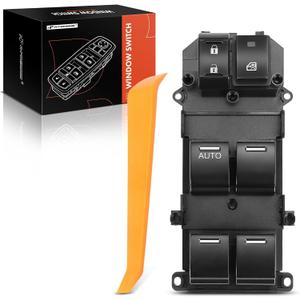 A-Premium Driver Side Master Power Window Switch Compatible with Honda Accord 2008 2009 2010 2011 2012, Replace# 35750-TB0-H01, 35750-TA0-A02, 35750-TBD-H13