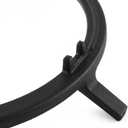 Wok Ring, Wok Support Ring Gas Stove Parts Compatible with GE Stove Cast Iron Burner Grate Stand W10216179 Whirlpool Kitchenaid Samsung Bosch Jenn Air Kitchen 7 Inch Stove Accessories
