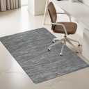 Azadx Office Chair Mat for Hardwood Floor 36" x 48" Heavy Duty Chair Mat for Hardwood Floors Slip Resistant Floor Protector for Home Office Computer Desk Chair Mat for Rolling Chairs, Dark Grey