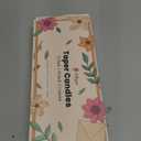 10 Inch Colored Taper Candles for Religious and Spiritual Settings, 12 Pack Unscented Candlesticks for Holiday, Seasonal Celebration and Home Decoration