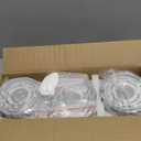 Weesalife Crystal Chandeliers for Dining Room Lights Fixture Over Table, 3 Pack Black Modern Pendant Light FixtureCrystal Pendant Lighting for Kitchen Island Bathroom Bar