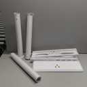 TVON Floor TV Stand with Mount for Most 32-60 Inch TVs up to 88lbs, Height Adjustable TV Floor Stand with Wood Base for Space Saving, Tall Floor TV Stand for Bedroom, Corner & Living Room, White