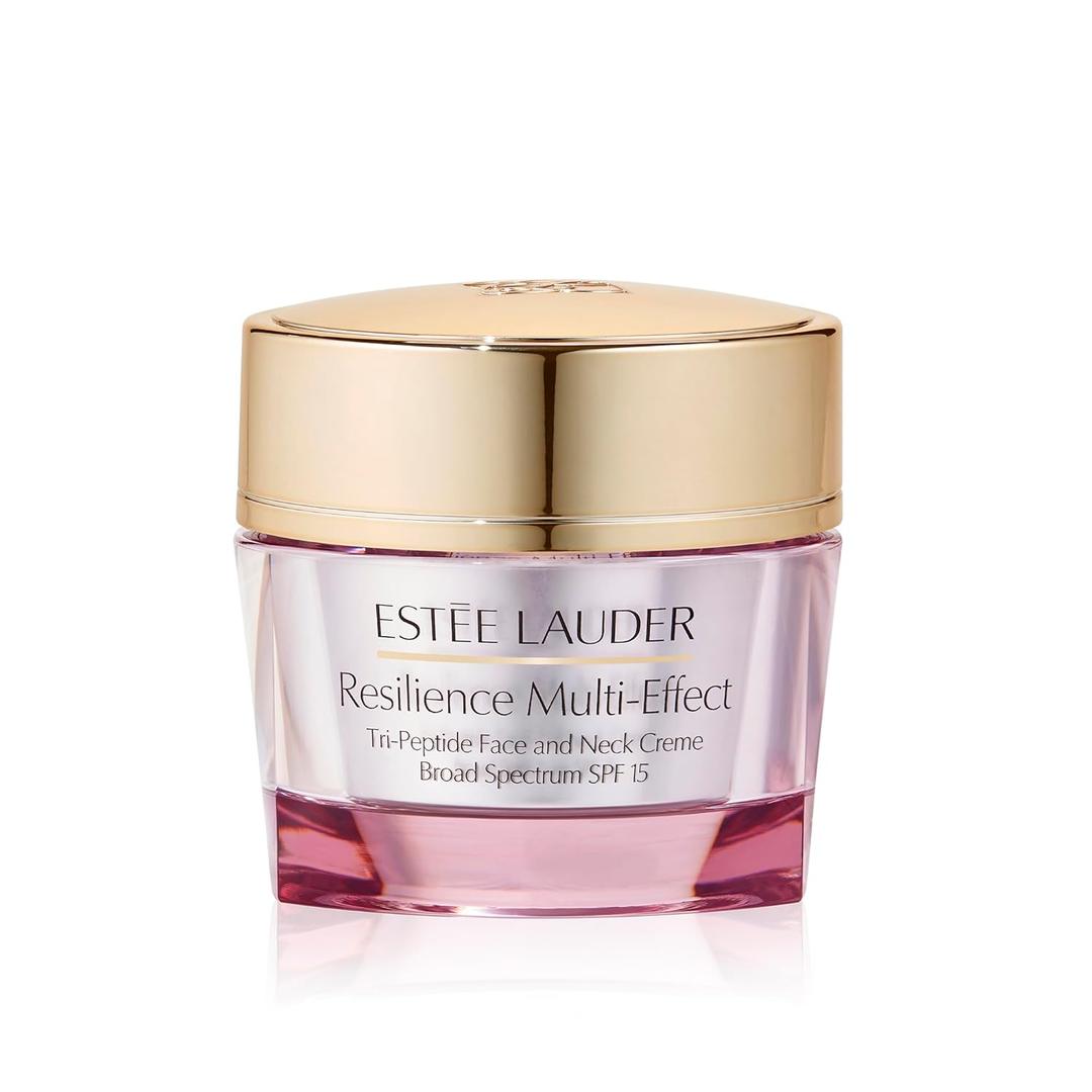 Este Lauder Resilience Multi-Effect Tri-Peptide Face and Neck Cream Moisturizer SPF 15 | Plumping & Anti-Aging