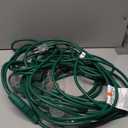 addlon 27FT Outdoor Extension Cord with Multiple Outlets, 16/3 SJTW Weatherproof Wire with Safety Cover and Indicator Lights, 1 to 3 Splitter for Halloween and Christmas Decorations, ETL Listed (Green)