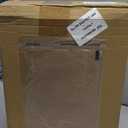 Vinsot 26 Pcs Resin Winter Miniature Village Sets Light up,Scene Town, 8 LED Houses Figurines, and 8 Pine Trees, Snow Table Decor for Winter Building Ornaments