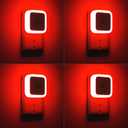 Sujeet Red Night Light, Night Lights Plug into Wall 4-Pack, Nightlight Plug in Night Light, Dusk to Dawn Night Lamp Led Night Lights for Adults Bedroom, Bathroom, Hallway