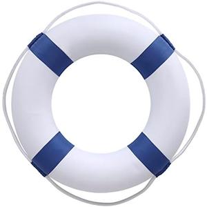 20 Inch Safety Life Preserver Ring Buoy for Swimming, Swim Foam Ring - Pool Safety Throw Rings, Rescue Lifeguard Wall Decoration