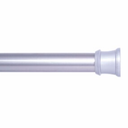 Kenney® Twist & Fit™ No Tools 1" Tension Utility Rod, 42-72", Brushed Nickel 