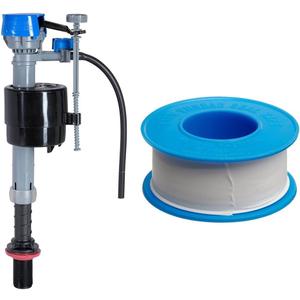 Fluidmaster 400H-002 Toilet Fill Valve and Dixon Valve TTB75 PTFE Industrial Sealant Tape, 520" Length, 3/4" Width, 3.5mil Thick