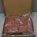 QuliMetal 7113 Grill Cover for Weber Q100 Q120 Q1000 Q1200 Q200 Q220 Q2000 Q2200 Q2400 Q2800N+ Series Gas Grills, 600D Waterproof Fade Resistant BBQ Gas Grill Cover, Brown (32")