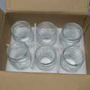 Cedilis 6 Pack Modern Bar Tiki Glasses, Double Old Fashioned Glass, Hawaiian Style Tiki Cup, Cocktail Tiki Mug, Clear, 16 Ounce