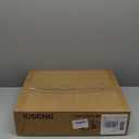 Stainless Steel Cat Litter Box, Odor Free Metal Litter Box with High Sides Lid, Open Top Low Entry Litter Pan Include Scoop Easy Cleaning Anti-Scratch Kitty Cat Box Anti-Urine Leakage, Non-Sticky, M (Light Grey(17.5 in))