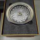 spinning wine decanter, 45 oz crystal rotating wine decanter with gift box, for wedding gift, birthday, banquet, supper