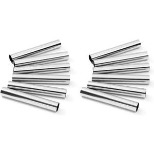 Norpro Stainless Steel Mini Cannoli Form, Set of 12