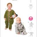 Burda Style X09235BURDA Babies' Jumpsuit Sewing Pattern Packet, Design Code B9235, Sizes 1M-3 (56-98)