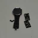 Military Smart Watches for Men, 1.7 Smartwatch with 1000 mAh Battery/Led Flashlight/Heart Rate/Sleep Monitor 100+ Sport Modes, Answer/Make Calls Fitness Watch for Android/iPhone, 2 Bands (Black)