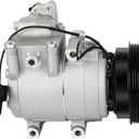 ECCPP A/C Compressor with Clutch 2003-2008 Fit for Hyundai Tiburon 2.7L AC Compressor