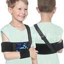 Mybow Kids Shoulder Immobilizer Sling | Child Arm Sling with Waist Strap for Broken Collarbone Clavicle & Shoulder Injury Arm Holder, Rotator Cuff Surgery Sling for Toddler Support Brace