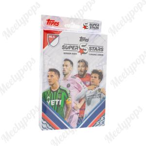 Topps Super Stars Season 2024 MLS Trading cards 4 Packs per box, 8 cards per pack, 32 Total
