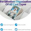 Card Sorting Tray With a lid,Cardboard Storage Organizing Raw For 20-Compartment Card Sorting Tray With index Labels,Sleeved for Mtg,Tcg,Sports Cards (Card Tray-1 PACK)