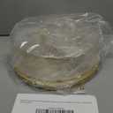 Flush Mount Ceiling Light Fixtures, 2-Light Gold Ceiling Mount for Farmhouse with Seeded Glass Lampshade, Industrial Flush Mount Light Fixture Farmhouse for Hallway, Kitchen, Entryway and Foyer