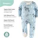 The Peanutshell Baby Layette Gift Set for Boys or Girls - Unisex Newborn Gift Sets, Baby Clothes & Essentials, Safari (0-3 Months)