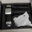 Deep Tissue Massage Gun, Portable Percussion Electric Muscle Massager for Pain Relief, Handheld Massagers with 30 Speeds & 6 Attachments for Back and Neck, Gifts for Men Women (Black)