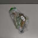 DREAM PAIRS Women's Double Bowknots Crystal Sandals Clear Slingback Heels Square Toe Shoes for Party Wedding, Size 39