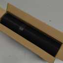 AggAuto Universal 40"x13" Car Grill Mesh - 100x33cm Aluminum Alloy Automotive Grille Insert Bumper 3x6mm Rhombic Hole, One of the Most Multifunctional Shape Grids Black