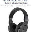 Ear Pads Replacement Ear Pads Cushions Compatible with Beats by Dr. Dre Pro Detox Headphones Soft Protein Leather High-Density Memory Foam Earpads Earmuffs Ear Cups Cover Repair Parts - Black