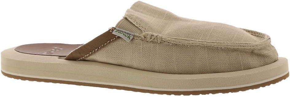 Sanuk Women's You Got My Back ST Hemp Loafer, Natural, 10