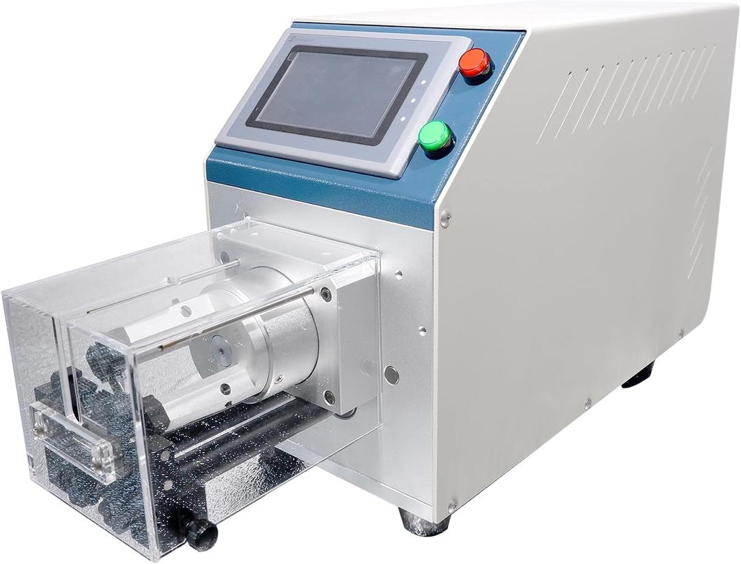 Coaxial Cable Wire Stripper Machine, Automatic Electric Wire Stripper Machine, RF Antenna Stripper, LCD Touch Screen