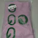 OQQ Women's 2 Piece Bodysuits Sexy Ribbed One Piece Square Neck Long Sleeve Tops (Large, Black Taro Purple)