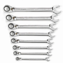 GearWrench 9533N 8 Pc. 72-Tooth 12 Point Reversible Ratcheting Combination SAE Wrench Set