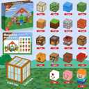 Goody King Magnetic Blocks |100PCS Magnetic Building Cube Game, Constructions Toys for Boys & Girls Age 3-4, 5 6 7 8 9 10, STEM Montessori Stacking Toy, Sensory Tiles Building Birthday for Toddlers, Woods