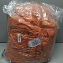 CozyLux Terracotta Comforter Set Twin/Twin XL Size, 2 Pieces Burnt Orange Twin Extra Long Solid Breathable Bedding Sets, Luxury Soft Bed Set with Down Alternative Comforter and 1 Pillowcase All Season