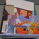 Firefighter Costume for Kids, Fireman Costume with Firefighter Tools, Fire Extinguisher, Helmet Light, Right Angle Flashlight, Kids Dress Up Clothes, Pretend Play Toys Gifts for Boys Age 4+