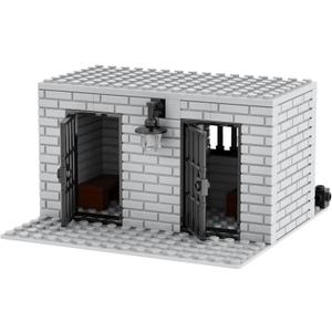 City Police Double Cell Crime Lab Toy Building Block(111PCS).The Toy for Kids Ages 8 Plus.