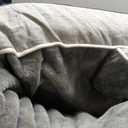 EHEYCIGA Orthopedic Dog Beds Large Sized Dog, Waterproof Memory Foam Pet Bed with Sides, Non-Slip Bottom Large Pet Bed with Washable Removable Cover, Grey (36.0"L x 27.0"W x 6.5"Th)