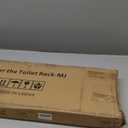 UDEAR 3-Tier Over The Toilet Rack,Bathroom Shelf Space Saver,Corner Stand Storage Organizer Accessories,The Washing Machine,with Hanging Rod,Tower Shelf,Black